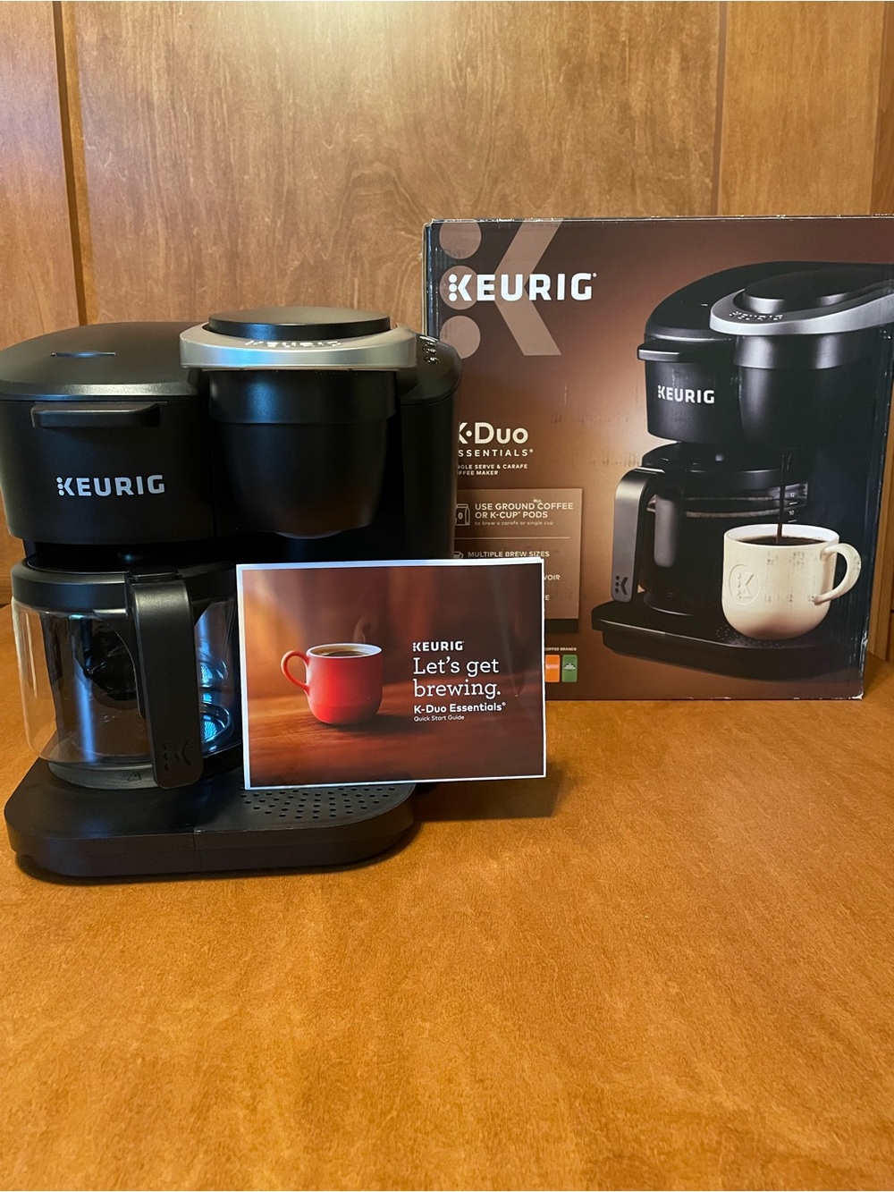 Keurig K Duo Essentials - Black 2-in-1 Single Serve and Carafe Coffee Maker - Picture 16 of 16